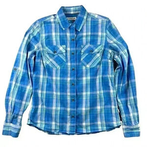 Women’s Magellan Mag Wick Outdoors Hiking Fishing Travel Button Down Shirt Long